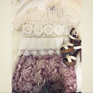 Patterned Jogger Pants